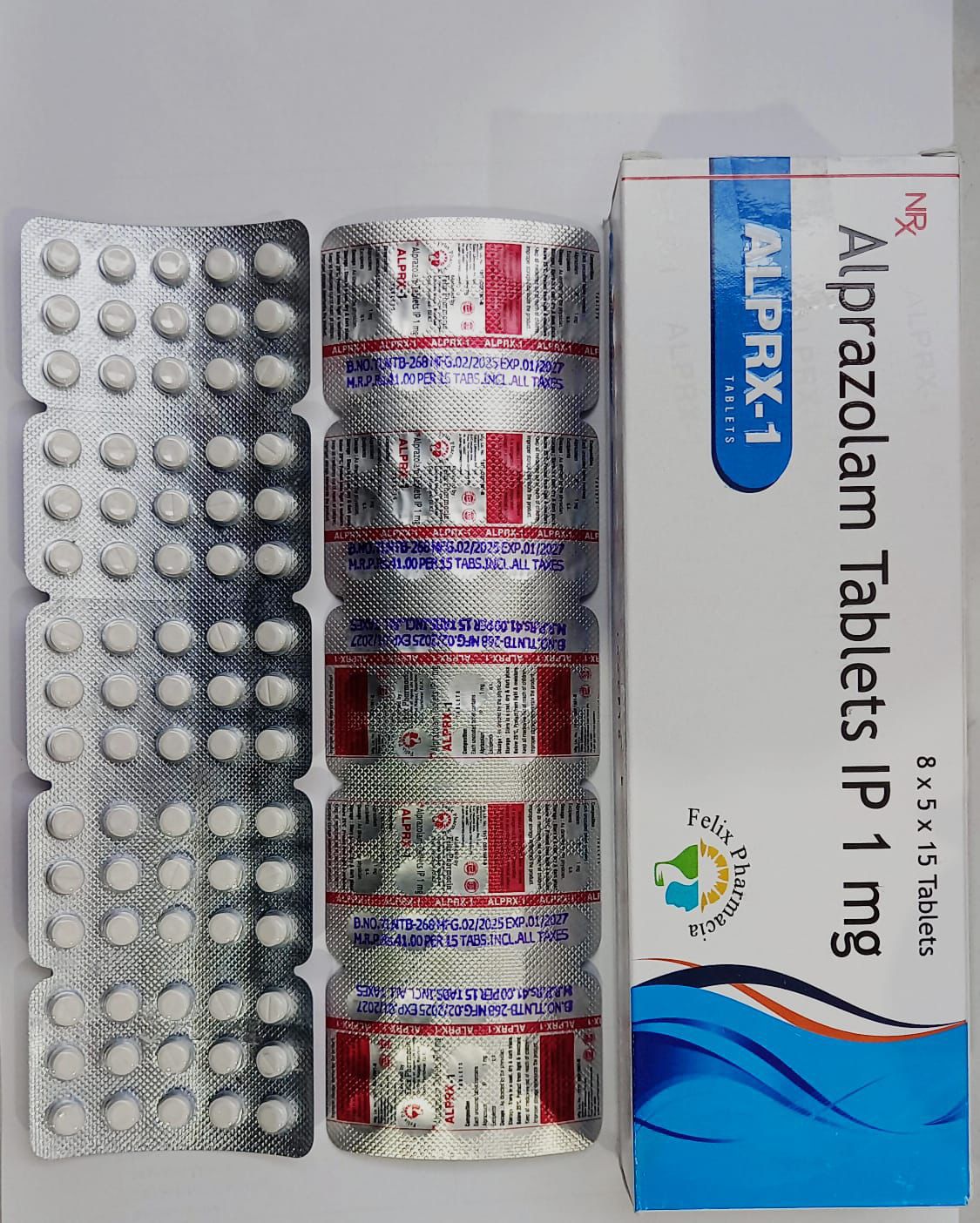 Alprx-1 Alprazolam Tablet